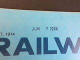 Railway Age 1974 May 27 Special Report Freight Logic and The Fuel Shortage