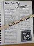 Nickel Plate Road Magazine Spiral Bound Copies of 5 Issues '66-67 not original