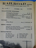 Railroad Magazine 1966 Noivember  C&NW roster Passing sidings Present day steam
