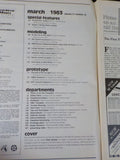Railroad Model Craftsman Magazine 1983 March  Modernizing the V&O 1950s modeling