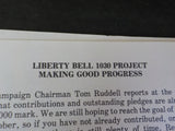 Trolley Museum Dispatch 1976 July-August Vol XIX No 4 Liberty Bell 1030 Project