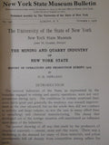 Mining And Quarry Industry Of New York State Report Operations Production 1915