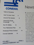 ConRail 1977 January February Employee Magazine Visit to Avon Yard Grade Crossin