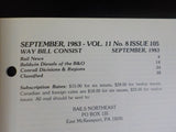 Rails Northeast 1983 September Baldwin Diesels B&O  Conrail Divisions Regions