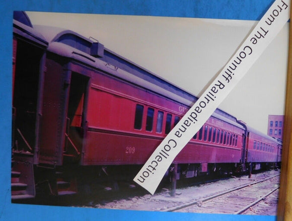 Photo Gulf Mobile & Ohio Passenger Car #209 8X11 Color GM&O