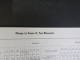 Burlington Public Timetable 1968 October 27 Burlington Route