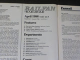 Railfan & Railroad Magazine 1988 April Soo Line's Grain Country U-Boats, Snowfla
