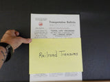 Transportation Bulletin #39 1957 April  2 sided Canal Line Excursion