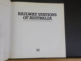 Railway Stations of Australia By Andrew Ward Photography by Rennie Ellis    w/DJ
