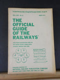 Official Guide of the Railways 1973 March Timetables Maps Steam Navigation Lines
