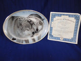 Plate Tender Moments Nuzzling by Jim Dutcher Bradford Exchange p0021