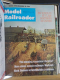 Model Railroader Magazine Complete year in MR blue binders 1976   12 issues