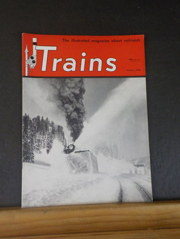 Trains Magazine 1950 January Maine Central climbs 2.2 per cent grades on the old