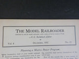 Model Railroader Magazine 1937 December Plans Suburban Tank loco, hopper