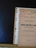 Chicago Burlington & Quincy Railroad Company Annual Report 1904 June 30