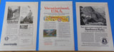 Ads Great Northern Railway Lot #8 Advertisements from various magazines (10)