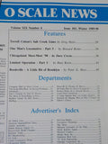 O Scale News #103 1989- 1990 Winter  48/ Ft Journal for 1/4" scale modelers