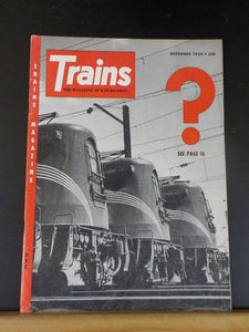 Trains Magazine 1954 December When steam ruled the Blue Mountain SP commuter coa