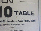 Canadian National Railways Prairie Reg Winnipeg Area Employee Timetable #10 1962