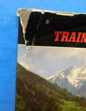 Les Grands Trains Des Alpes Dust Jacket 1982  115 pages