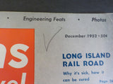 Trains Magazine 1952 December Long Island Rail Road Trains & Travel Thomas Viadu
