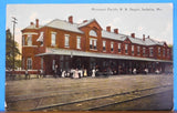 Postcard Missouri Pacific Railroad Depot Sedalia Missouri Circa 1905