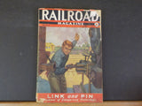 Railroad Magazine 1941 May Lincoln Pin L&A locos Logging PM    Damaged