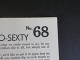 Sex to Sexty Freudian Slip #68    Soft Cover