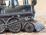 Steam Locomotive Metal Coin Bank 6 x 3 Railroad Train Bank 2-4-2