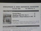 C&O History 2002 December Chesapeake and Ohio Historical Magazine Modeling CTC 3