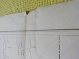 Map Railroads in the United States Eastern & Central   FOLDED