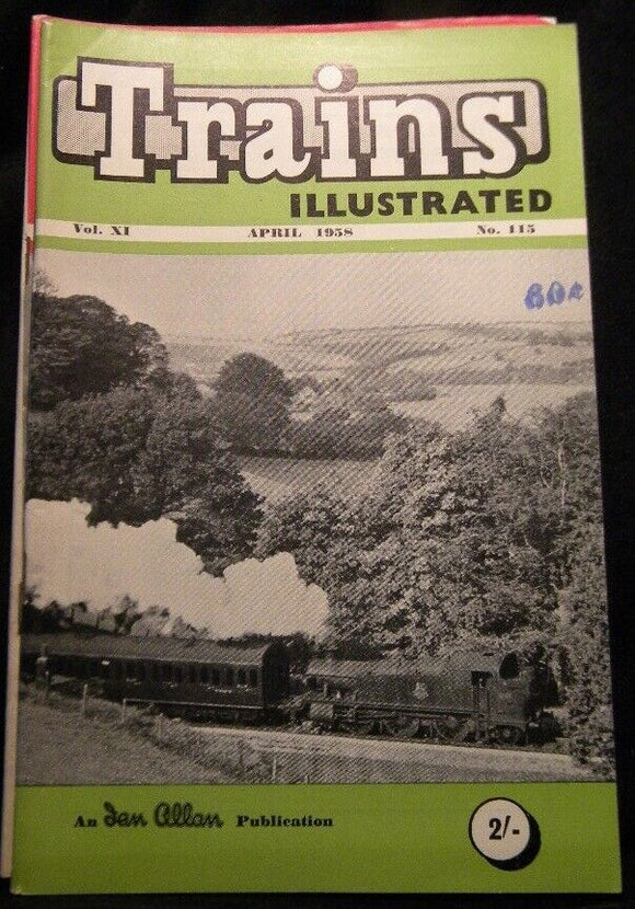 Trains Illustrated 1958 April BRIGHTON ATLANTICS DIESEL DEPOT AT CREWE