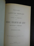 Chicago Burlington & Quincy Railroad Company Annual Report 1894 Dec 31