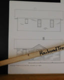 Burlington Route Historical Society Lot of 9 Maps Drawings Data sheets