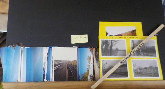 Photo Reading Railroad Lot of 59 Color / Black & white  1985-1998