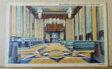 Postcard Main waiting room Union Station Omaha NB Postmarked 1941 To Marian Mont