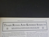 Railroad Trainman Magazine, The 1924 June Train Rules and kindred Subjects