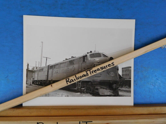 Photo M-K-T Railway Locomotive #66-A 8 X 10 B&W Katy Fort Worth TX 1964