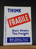 Norfolk and Western Magazine 1970 August 24 Employee Think fragile Don't shake t