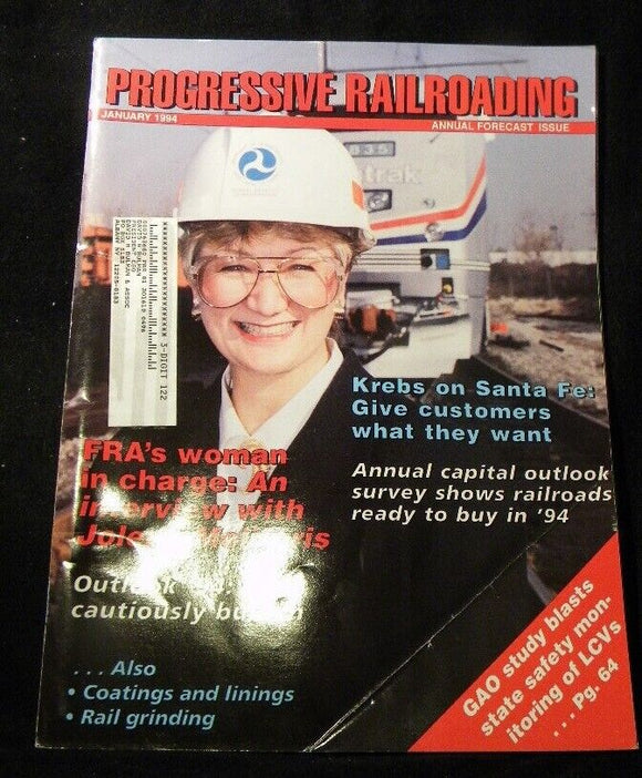 Progressive Railroading 1994 January Coatings and linings Rail Grinding