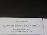 Kansas City Terminal Railway Company Annual Report 1979 70th stapled