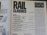 Rail Classics Magazine 1977 March Track Test Amfleet SD&AE Chile steam PE