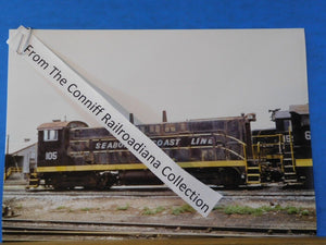 Photo SeaBoard Coast Line Locomotive #105 8X11.5 Color