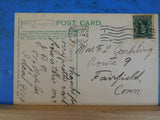Postcard Car making ascent up Lookout Mountain Chattanooga TN Postmark 1907