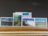 Via Pen & Postcards Silver & Blue class