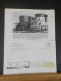 Western Pacific Feather River Rail Society The Train Sheet #23 1987  COPY