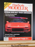 FineScale Modeler 1991 December WWII half track conversion Motorcycle wheels F-1