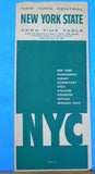 New York Central System Public Timetable 1959 July 12 New York State Area