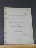 Norfolk and Western Railway Annual Report 27th year ended December 31 1922 MAP