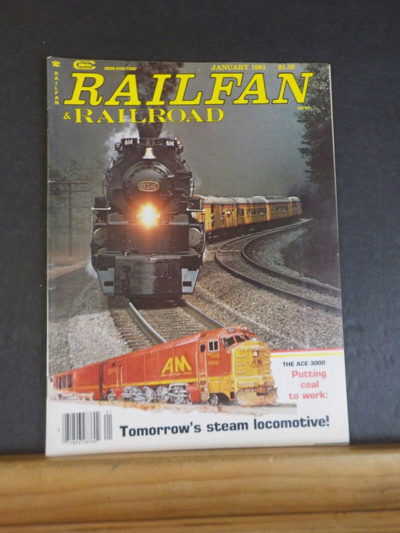 Railfan & Railroad Magazine 1981 January Ace 3000 Gator Line pt 2